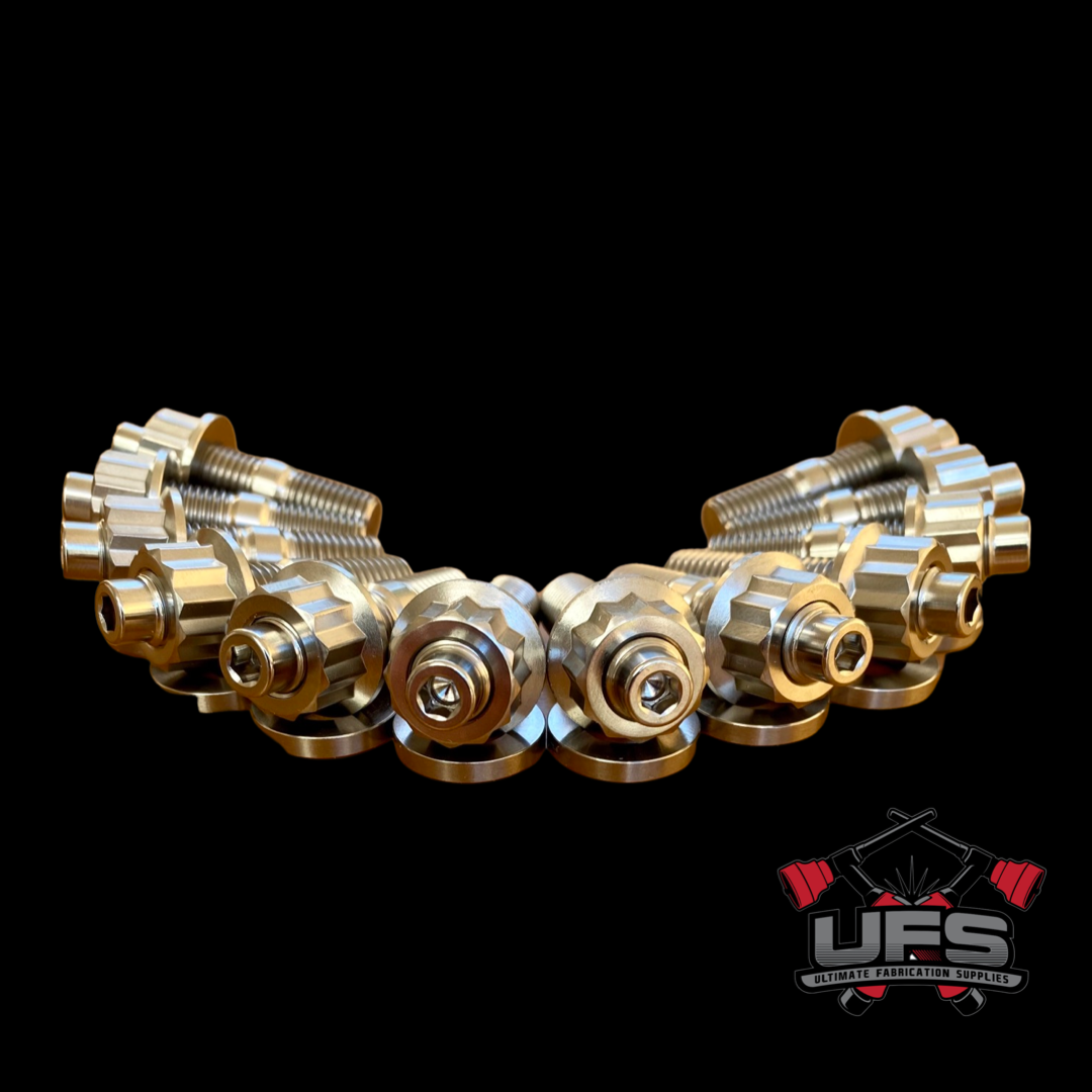 Nissan r35 gtr titanium exhaust stud kit