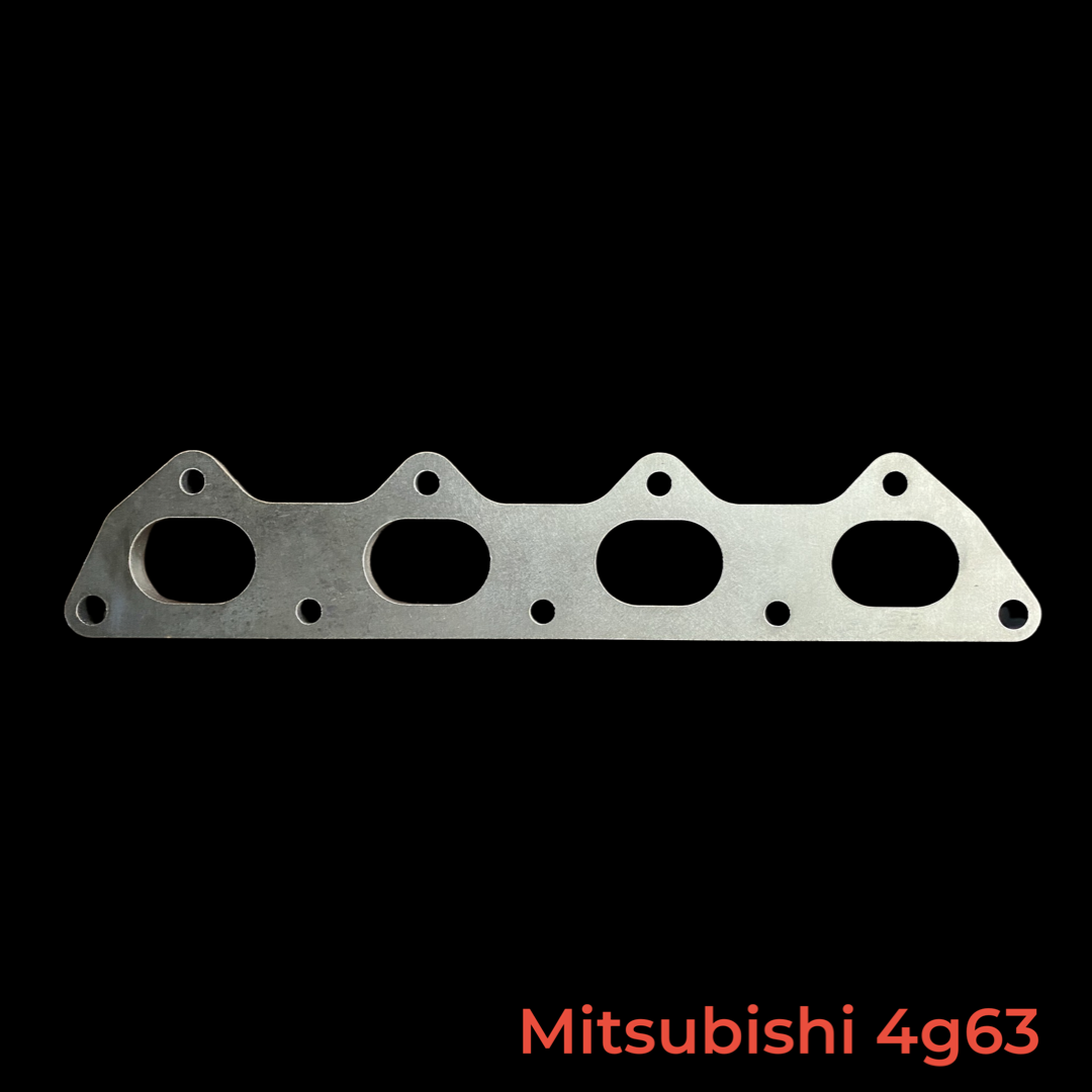 Mitsubishi 4G63 stainless and steel head flange for turbo manifold fabrication