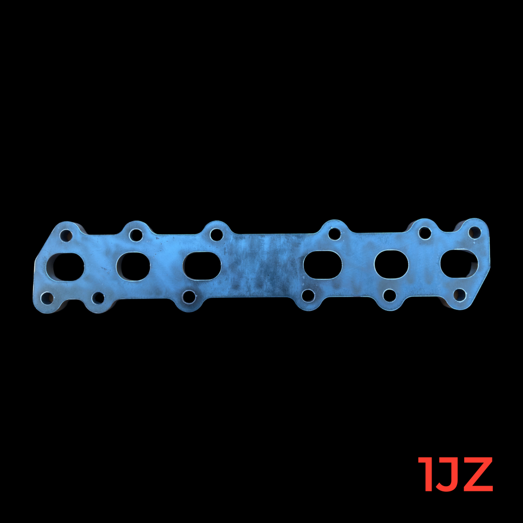 Toyota 1JZ non-VVTi stainless and steel head flange for turbo manifold fabrication
