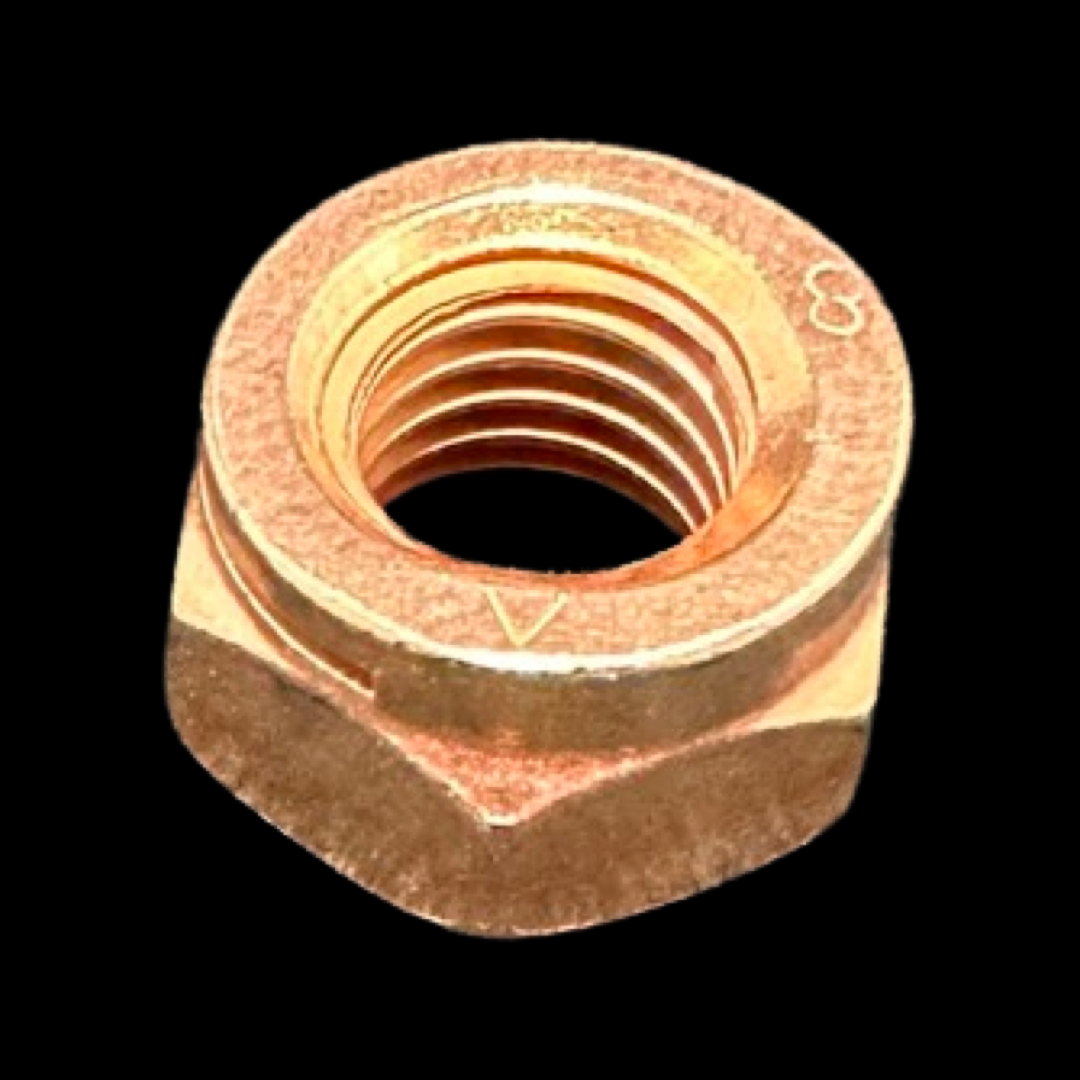 Copper Exhaust manifold lock nut