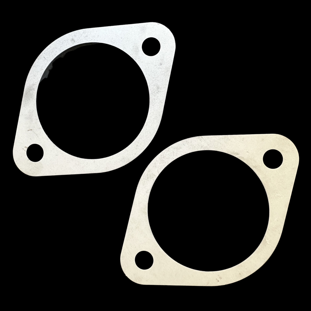 pair of steel exhaust flanges