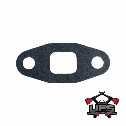 Gasket for turbo oil drain or oil feed