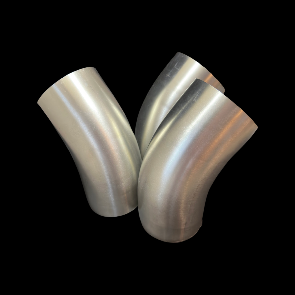 Stainless steel 45 degree bends for fabrication