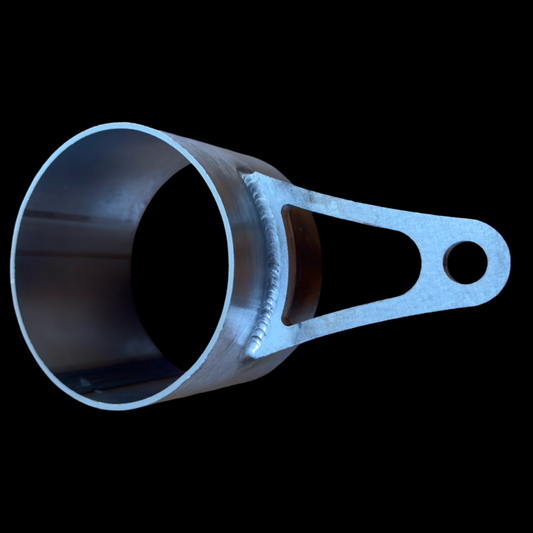 example of exhaust bracket in use